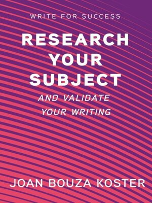 cover image of Research Your Subject